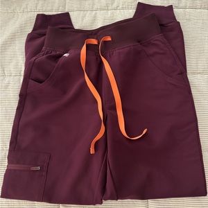 Deep Purple Zamora™ High Waisted - Petite Jogger Scrub